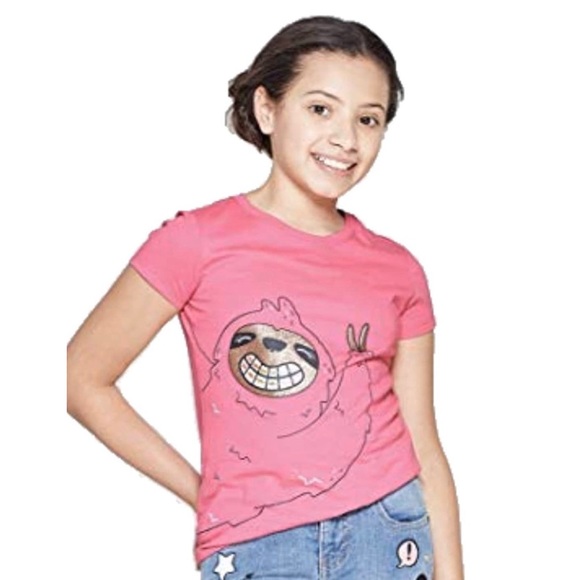 Girls Short Sleeve Fruits Printed Shirt and Shorts Set Size 6 Cat /& Jack